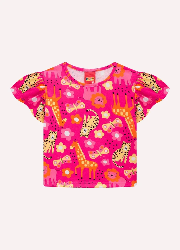 Kyly - Conjunto Infantil Menina com Ponto Concha Rosa 2