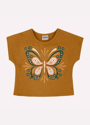 Nanai - Conjunto Infantil Menina com Strass Amarelo - NANAI