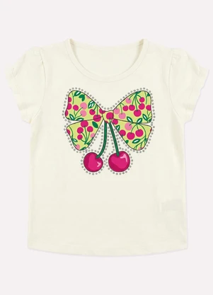 Kyly - Conjunto Infantil Menina com Strass Branco - KYLY