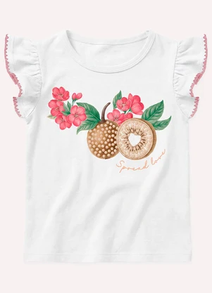 Kyly - Conjunto Infantil Menina com Strass Branco - KYLY