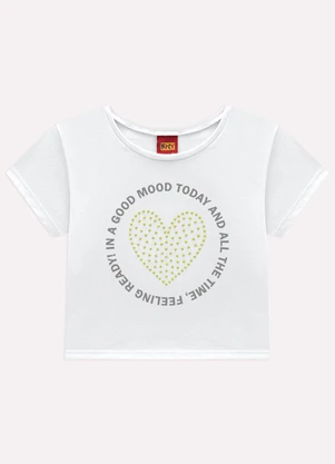 Kyly - Conjunto Infantil Menina com Strass Branco - KYLY