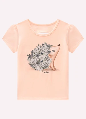 Milon - Conjunto Infantil Menina com Strass Laranja - MILON