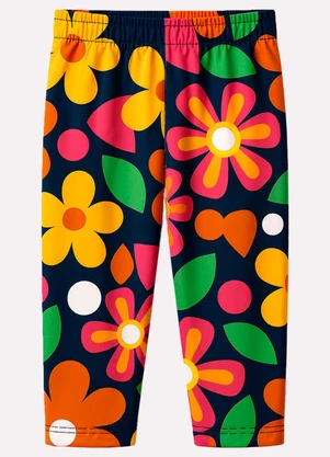 Kyly - Conjunto Infantil Menina com Strass Laranja - KYLY