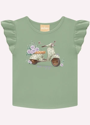 Milon - Conjunto Infantil Menina com Strass Verde - MILON