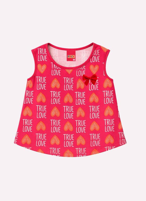 Kyly - Conjunto Infantil Menina Coração Rosa 3