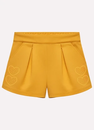 Kyly - Conjunto Infantil Menina Corações Branco - KYLY