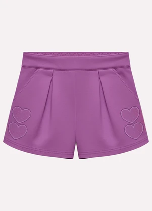 Kyly - Conjunto Infantil Menina Corações Cinza - KYLY