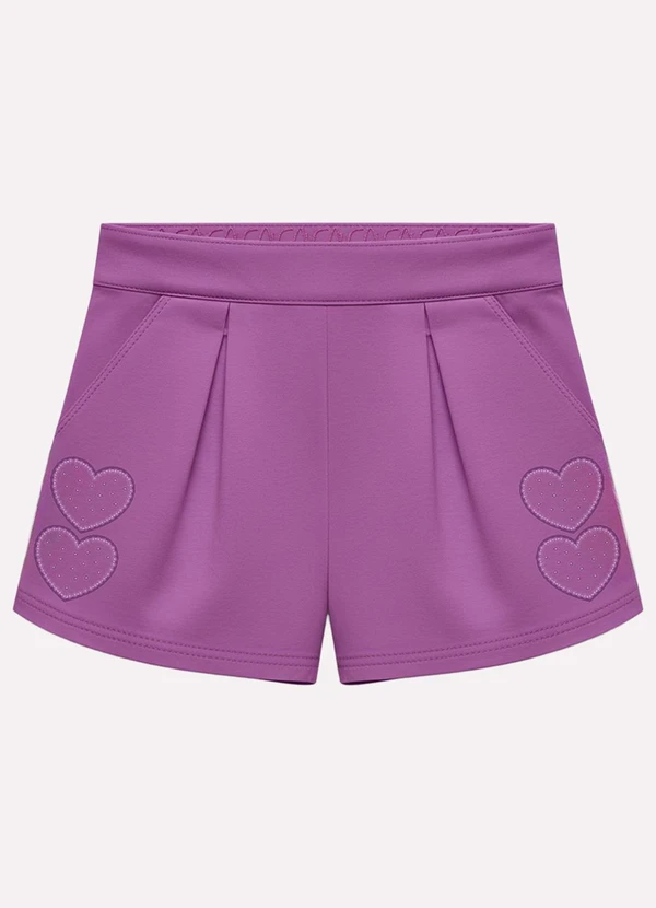 Kyly - Conjunto Infantil Menina Corações Cinza