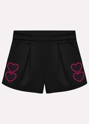 Kyly - Conjunto Infantil Menina Corações Roxo - KYLY