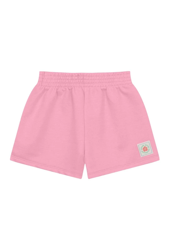 Brandili - Conjunto Infantil Menina Cropped Florido Branco 3