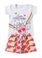 Select - Conjunto Infantil Menina Curto Interativo Branco - variação: Branco