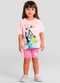 Brandili - Conjunto Infantil Menina da Bluey Rosa - variação: Rosa