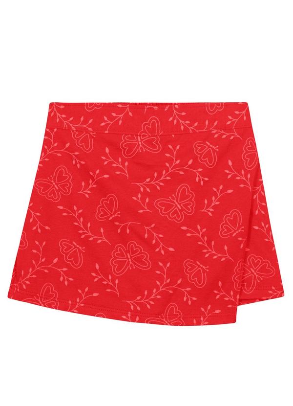 Brandili - Conjunto Infantil Menina de Borboleta Vermelho 4