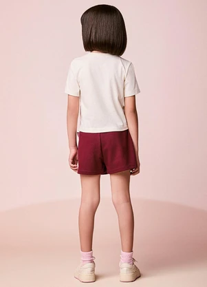 Momi - Conjunto Infantil Menina de Corações com Laço - MOMI