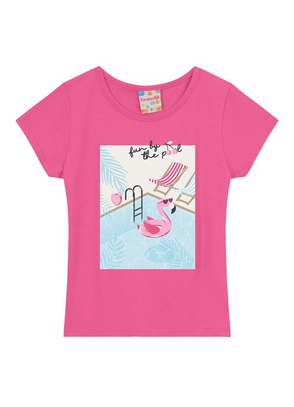 Brandili - Conjunto Infantil Menina de Flamingo Rosa 2