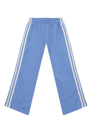 Brandili - Conjunto Infantil Menina de Flor Azul - BRANDILI