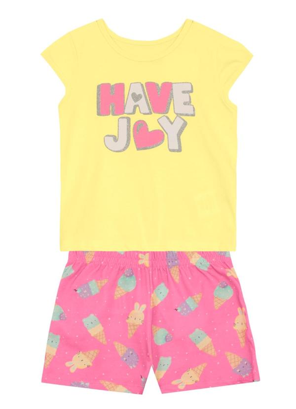 Brandili - Conjunto Infantil Menina de Sorvete Natural 2