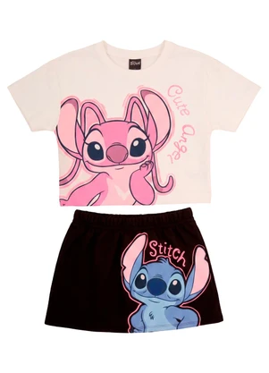 Brandili - Conjunto Infantil Menina do Stitch e Angel - BRANDILI