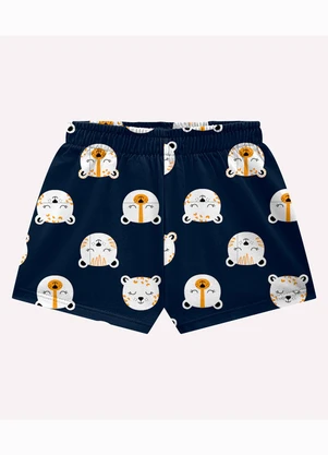 Kyly - Conjunto Infantil Menina em Algodão Azul Marinho - KYLY