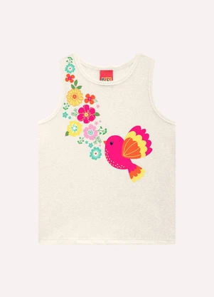 Kyly - Conjunto Infantil Menina em Algodão Cinza - KYLY