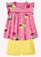 Kyly - Conjunto Infantil Menina em Algodão Rosa - variação: Rosa