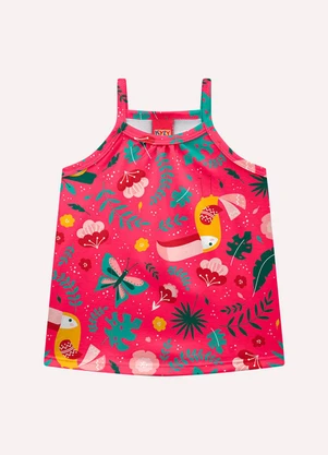 Kyly - Conjunto Infantil Menina em Algodão Rosa - KYLY