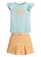 Mundi - Conjunto Infantil Menina em Cotton Bege - variação: Verde