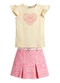 Mundi - Conjunto Infantil Menina em Cotton Bege - variação: Bege