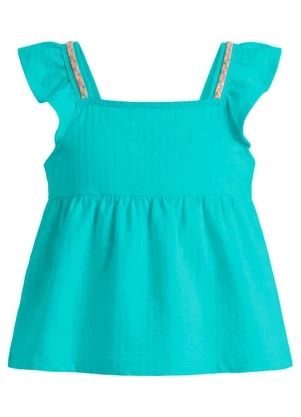 Brandili - Conjunto Infantil Menina em Cotton Verde - BRANDILI