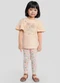 Brandili - Conjunto Infantil Menina em Cotton Rosa - variação: Rosa