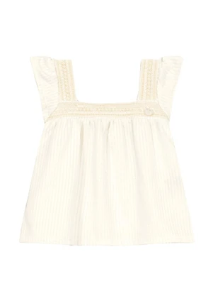 Mundi - Conjunto Infantil Menina em Fio Tinto Natural - MUNDI