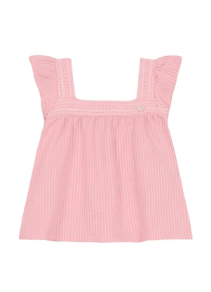 Mundi - Conjunto Infantil Menina em Fio Tinto Rosa - MUNDI