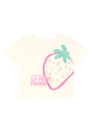 Brandili - Conjunto Infantil Menina em Meia Malha Bege - BRANDILI