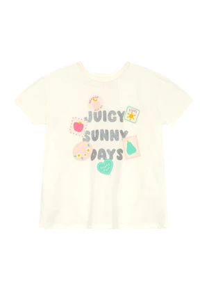 Brandili - Conjunto Infantil Menina em Meia Malha Bege - BRANDILI