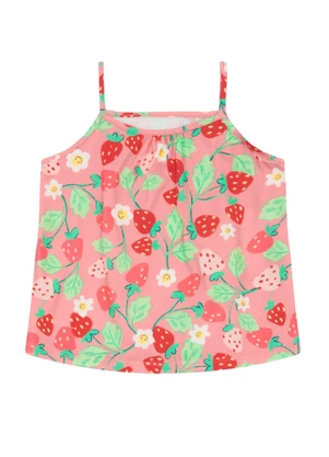 Brandili - Conjunto Infantil Menina em Meia Malha Rosa - BRANDILI