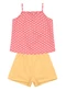 Brandili - Conjunto Infantil Menina em Meia Malha Rosa - variação: Rosa