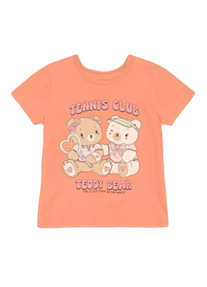 Brandili - Conjunto Infantil Menina em Meia Malha Rosa - BRANDILI