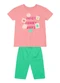 Brandili - Conjunto Infantil Menina em Meia Malha Azul - variação: Rosa