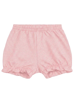 Brandili - Conjunto Infantil Menina em Meia Malha Rosa - BRANDILI