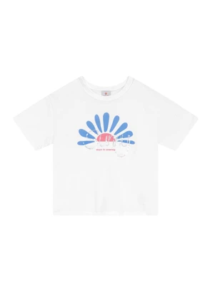 Brandili - Conjunto Infantil Menina em Ribana Branco - BRANDILI