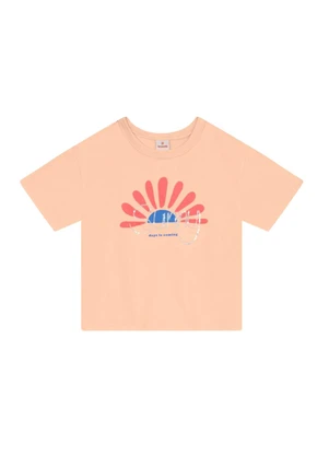 Brandili - Conjunto Infantil Menina em Ribana Rosa - BRANDILI