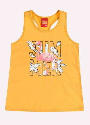 Kyly - Conjunto Infantil Menina Estampa Amarelo - KYLY