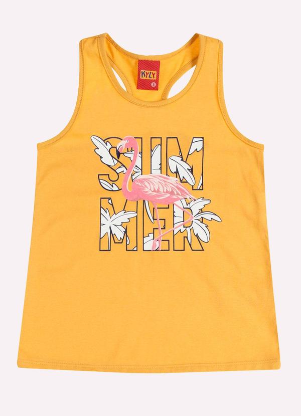 Kyly - Conjunto Infantil Menina Estampa Amarelo 2