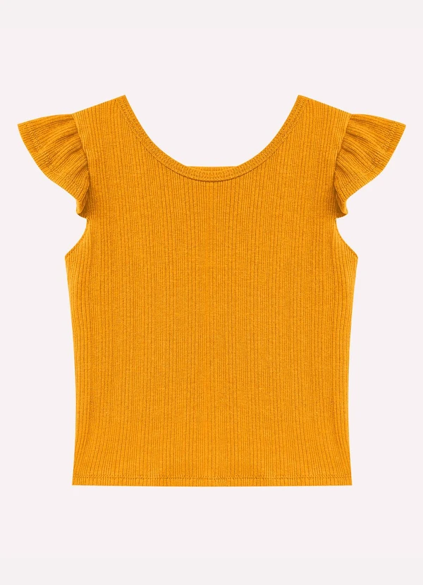 Nanai - Conjunto Infantil Menina Estampa Amarelo 2