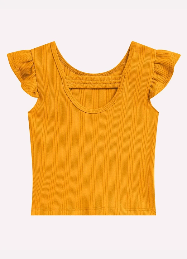 Nanai - Conjunto Infantil Menina Estampa Amarelo 3