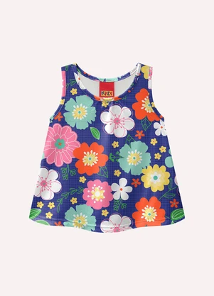 Kyly - Conjunto Infantil Menina Estampa Azul - KYLY