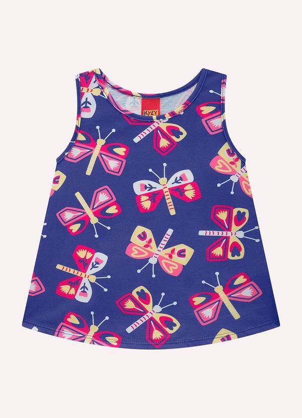 Kyly - Conjunto Infantil Menina Estampa Azul 2