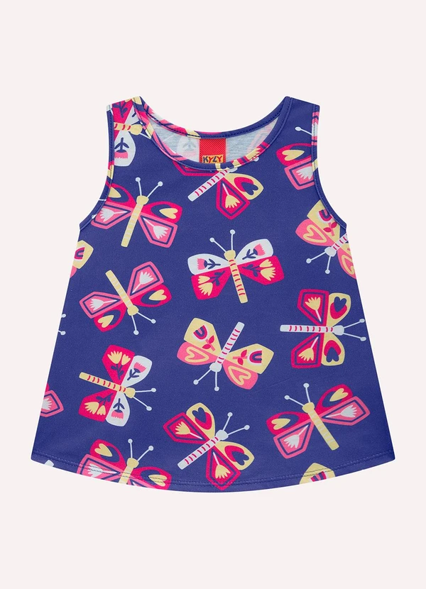 Kyly - Conjunto Infantil Menina Estampa Azul 2