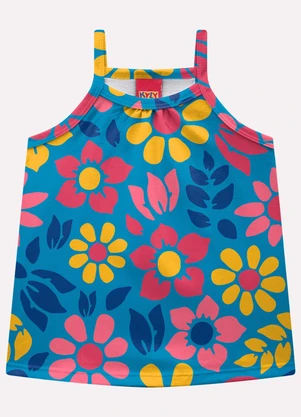 Kyly - Conjunto Infantil Menina Estampa Azul - KYLY