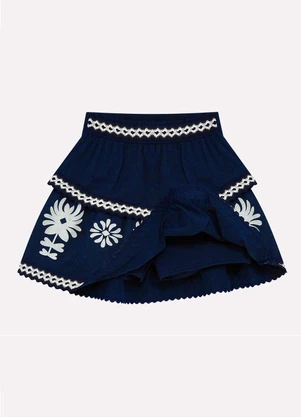 Nanai - Conjunto Infantil Menina Estampa Branco - NANAI